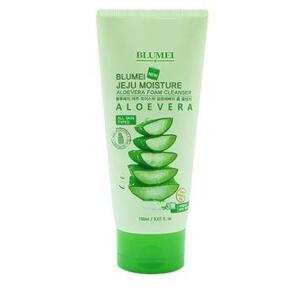 Sữa rửa mặt nha đam Blumei Jeju Moisture Alovera Foam Cleaser