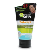 Sữa rửa mặt sạch nhờn mát lạnh Garnier Men Blackheads Reduction Brightening Icy Scrub 100ml