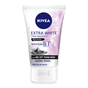 Sữa rửa mặt sáng da mờ vết thâm Nivea extra white 50g