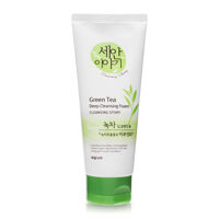 Sữa rửa mặt tinh chất trà xanh Welcos Green Tea Deep Cleansing Foam 120g