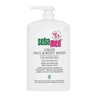 Sữa rửa mặt và body cho da nhạy cảm Sebamed Liquid Face & Body Wash SSS01D 50ml