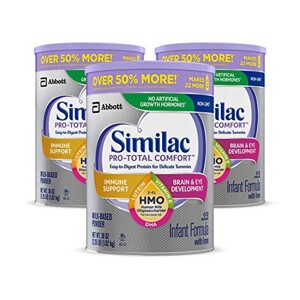 Sữa Similac Pro-Total Comfort Infant Formula của Mỹ cho trẻ từ 0 đến 12 tháng rối loạn tiêu hoá & dị ứng lactose hộp 1,02kg