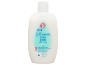 Sữa tắm cho bé Johnson's Baby chứa sữa và gạo 200ml