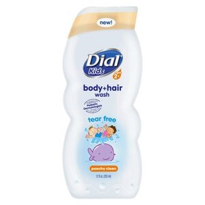 Sữa tắm gội Dial Kids Peachy Clean hương Đào cho Bé trên 2 tuổi - 355ml