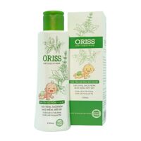 Sữa tắm gội em bé ngừa rôm sẩy nhẹ dịu không cay mắt Oriss Baby - 150ml