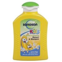 Sữa tắm gội hương trái cây chuối Sanosan 200ml