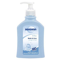 Sữa tắm và dưỡng cho bé Sanosan baby wash & care 200ml