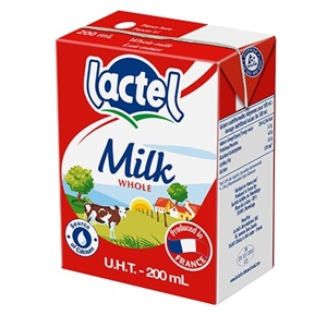 Sữa tươi Lactel whole 240ml (thùng 24 hộp)