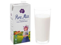 Sữa tươi nguyên kem không đường Pure Milk hộp 1 lít