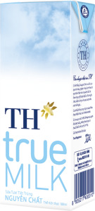 Sữa tươi tiệt trùng TH True Milk 180ml - 4 hộp/ vỉ (có đường)