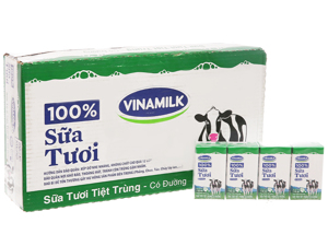 Sữa tươi Vinamilk có đường 110ml - thùng 48 hộp