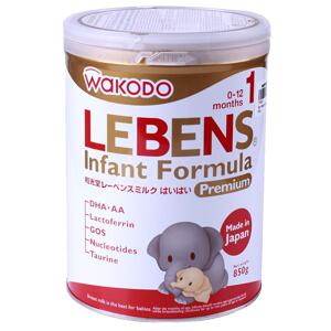 Sữa bột Wakodo Lebens 1 - hộp 850g (dành cho trẻ từ 0-12 tháng tuổi)