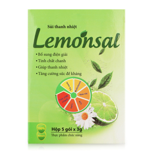 Sủi thanh nhiệt Lemonsal 5 gói