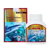 Sụn cá mập Vitatree Shark Cartilage 1000mg hộp 100 viên