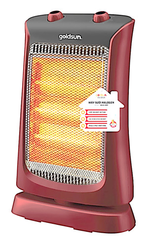 Sưởi halogen 3 bóng Goldsun GHLH-2002