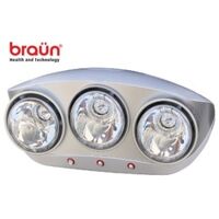 Sưởi nhà tắm Braun 3 bóng trắng BU03