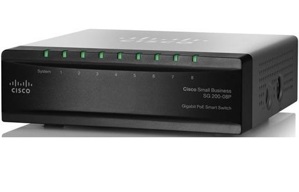 Switch Cisco SG200-08P 8-port Gigabit PoE Smart SLM2008PT