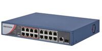 Switch PoE Hikvision DS-3E0318P-E(B) - 16 port