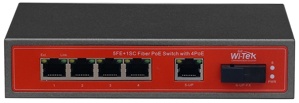 Switch PoE Witek WI-PS105F - 5 port