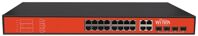 Switch PoE Witek WI-PS120GF-24V - 16 port