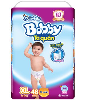 Tã - bỉm quần Bobby XL48