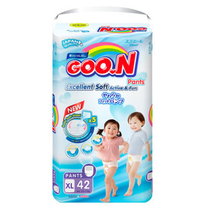 Tã-bỉm quần Goo.N Super Jumbo Slim XL42