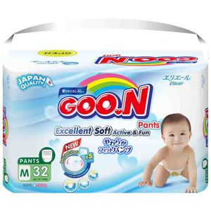 Tã-bỉm quần Jumbo Goo.N Renew Slim M32