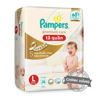 Tã-bỉm quần Pampers Premium Care L28 (28 miếng)