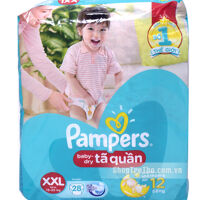 Tã - Bỉm quần Pampers XXL28 dành cho bé 15 đến 25kg