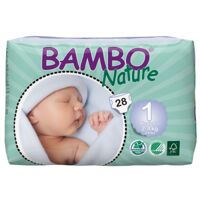 Tã dán Bambo Nature New Born 1 28 miếng (trẻ từ 2 - 4kg)