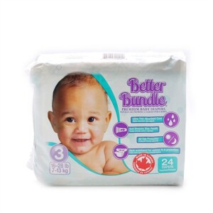 Tã dán Better Bundle size 3 - 24 miếng (dành cho bé 7-13kg)