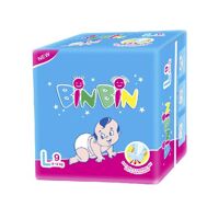 Tã dán Binbin size L 9 miếng (trẻ từ 9 - 14kg)