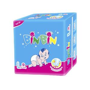 Tã dán Binbin size L 9 miếng (trẻ từ 9 - 14kg)