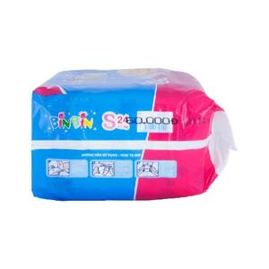 Tã dán Binbin size S 24 miếng (trẻ từ 0 - 6kg)