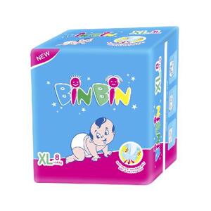 Tã dán Binbin size XL 8 miếng (trẻ trên 14kg)