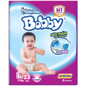 Tã Dán Bobby Fresh Siêu Mỏng L23