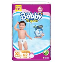 Tã dán Bobby Jumbo size XL - 62 miếng