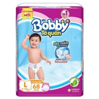 Tã dán Bobby Jumbo size L - 68 miếng