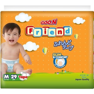 Tã dán Goo.n Friend size M 29 miếng (trẻ từ 5 - 10kg)