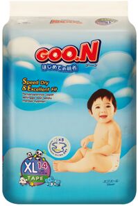 Tã dán Goo.n size XL 14 miếng (trẻ từ 12 - 20kg)