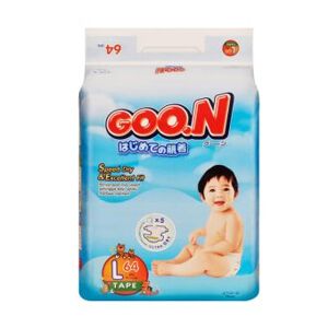 Tã dán Goo.n size L64 miếng (trẻ từ 9 - 14kg)