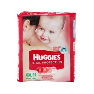 Tã dán Huggies Total Protection size XXL 16 miếng (trẻ trên 14kg)