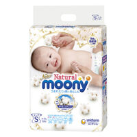 Tã dán Moony Natural S58 - 58 miếng (cho bé từ 4-8kg)