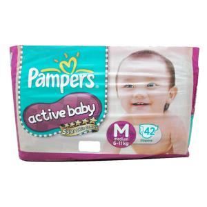 Tã dán Pampers Active Baby M42