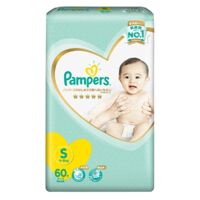 Tã dán Pampers Nhật Bản new (S, 60 miếng)