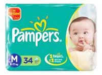 Tã dán Pampers M34 (dành cho trẻ từ 6-11kg)