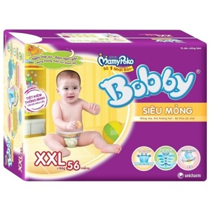 Tã dán siêu mỏng Bobby Fresh XXL56