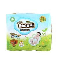 Tã dán siêu thấm hút Bosomi size S 28 miếng (5-8kg)