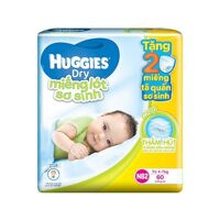 Tã giấy Huggies Newborn 2 - 60 miếng