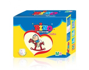 Tã quần Bino Panties size M 22 miếng (trẻ từ 6 - 10kg)